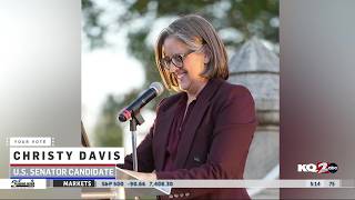 Democratic Senate candidate Christy Davis outlines priorities for Kansas