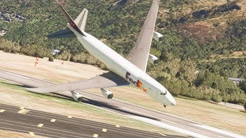 bounced on landing at a small airport // extreme weather [ game