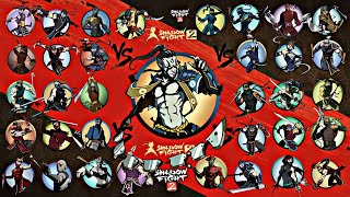 Shadow Fight 2 | Whiplash vs Survival Ninjas