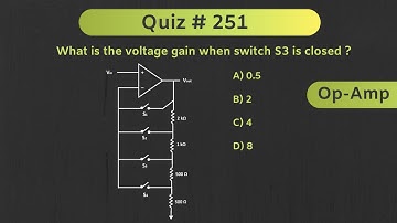 Operational Amplifier (Op-Amp) Solved Example | Quiz # 251