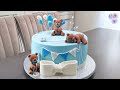 [SUB] Teddybär aus Fondant für Geburtstagstorte Teil 1 / Мишка из мастики часть 1 #35