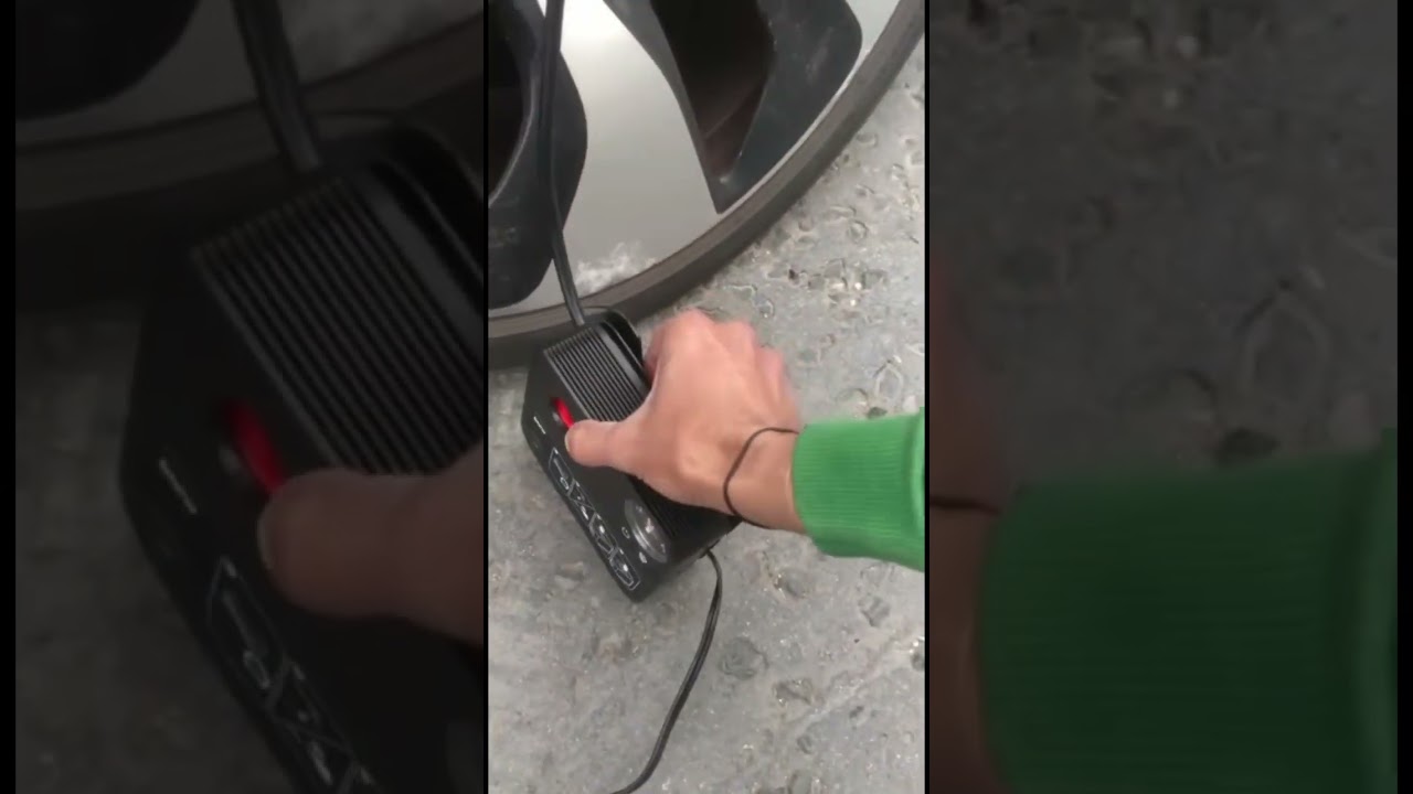 Add air in tire pressure BMW i8 