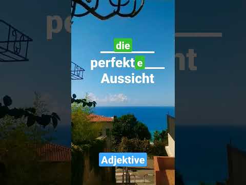 #shorts #artikel #adjektiv
