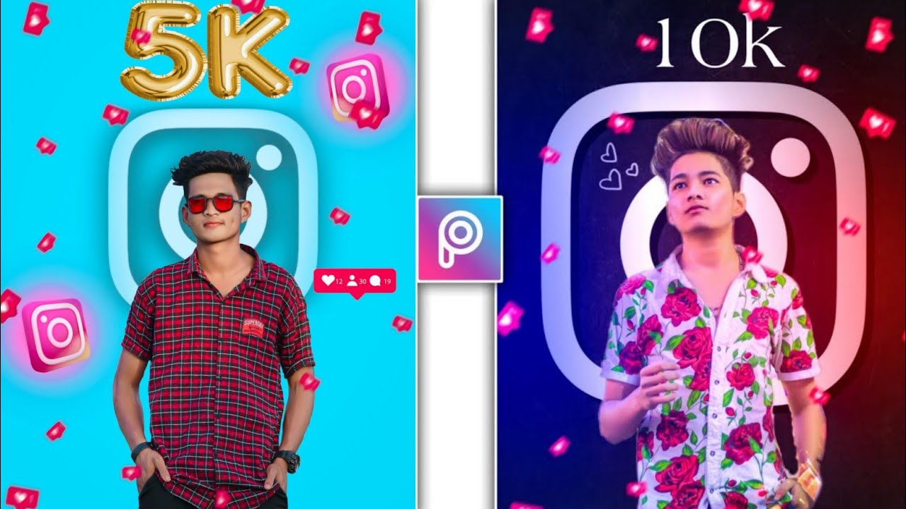 Instagram 5k Followers Photo Editing | Instagram viral photo editing 5K  Followers Special Editing - YouTube