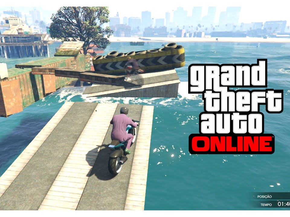 GTA V Online - DESAFIO AQUÁTICO DAS HABILIDADES! Equilibrando nos pauzinhos ( ͡° ͜ʖ ͡°) - YouTube