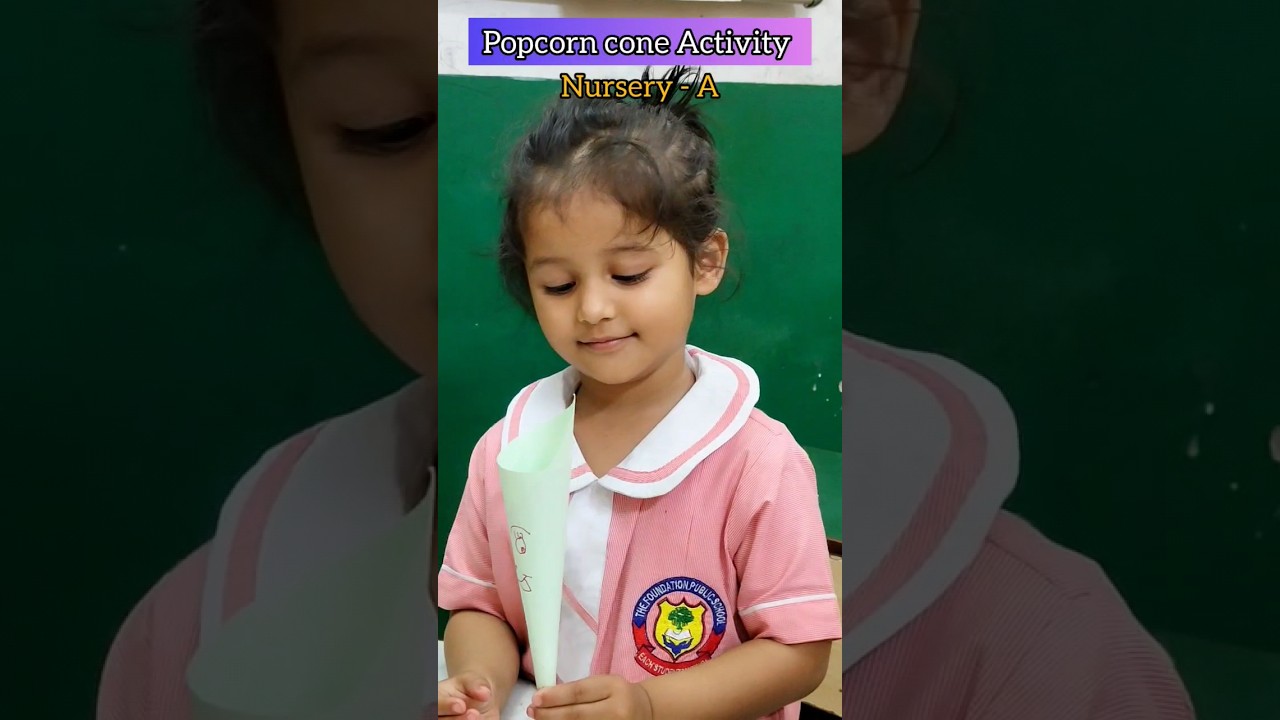 Popcorn cone Activity. part - 2 