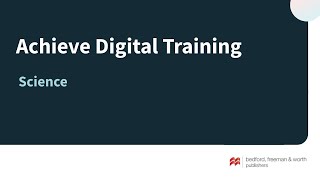 BFW Implementation Video: Achieve Digital Training Science