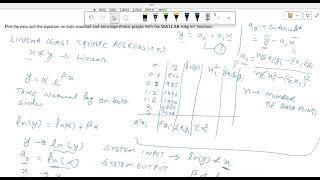 Linearization Exponential Model