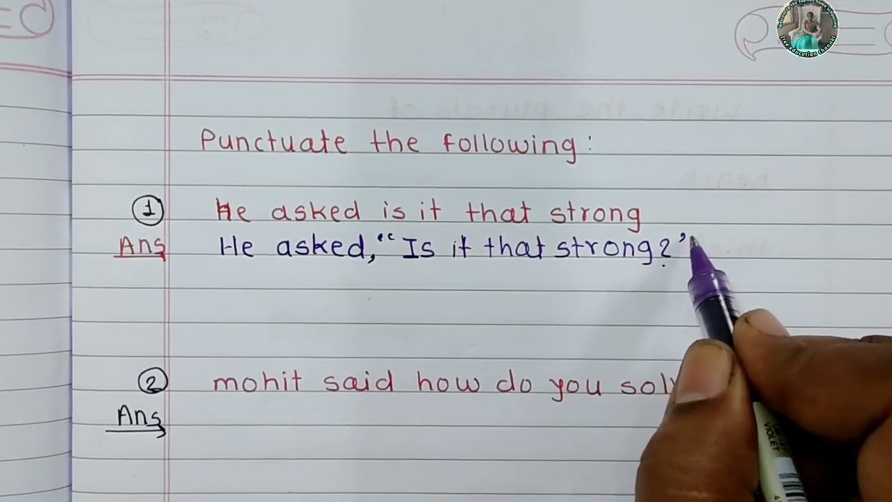 english-grammar-punctuate-the-following-sentences-youtube