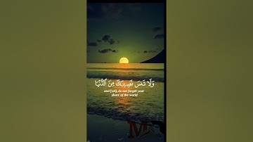 الأية 76-77السورة القصص بصوت سعود الشريم