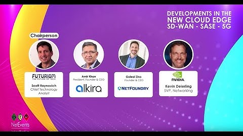 NetEvents inter@ctive - Developments in the new Cloud Edge SD-WAN . SASE . 5G