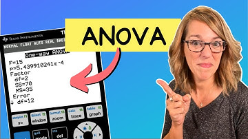 ANOVA Test with the TI-84 | Compute ANOVA Test Value with TI84