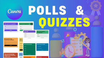 How to Create Interactive Polls & Quizzes in Canva | Easy Beginner Tutorial