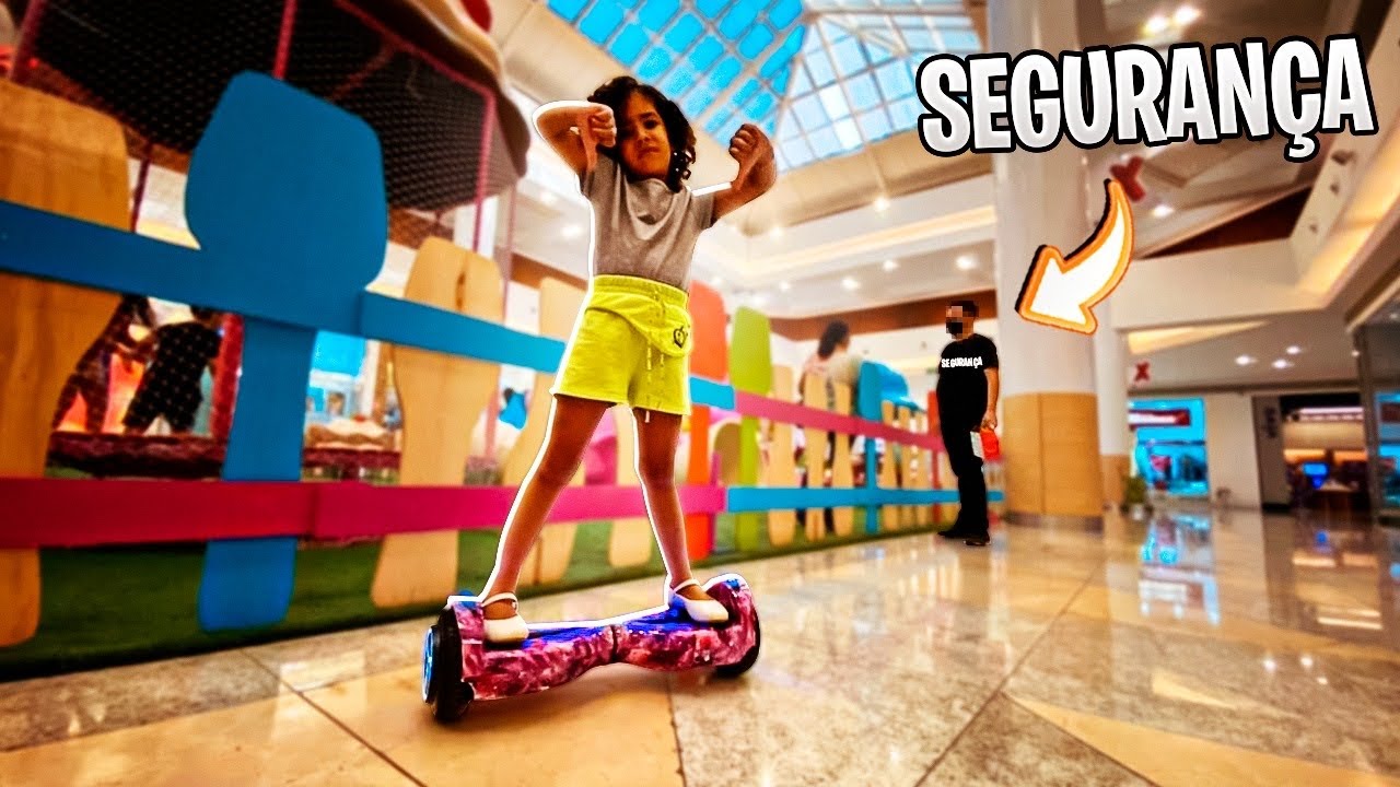 FUI BARRADA NO SHOPPING DE HOVERBOARD !