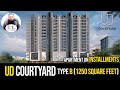 Apartment on 5 Years Installment - UD Courtyard - Type B (1250 Square Feet) - Payment Schedule