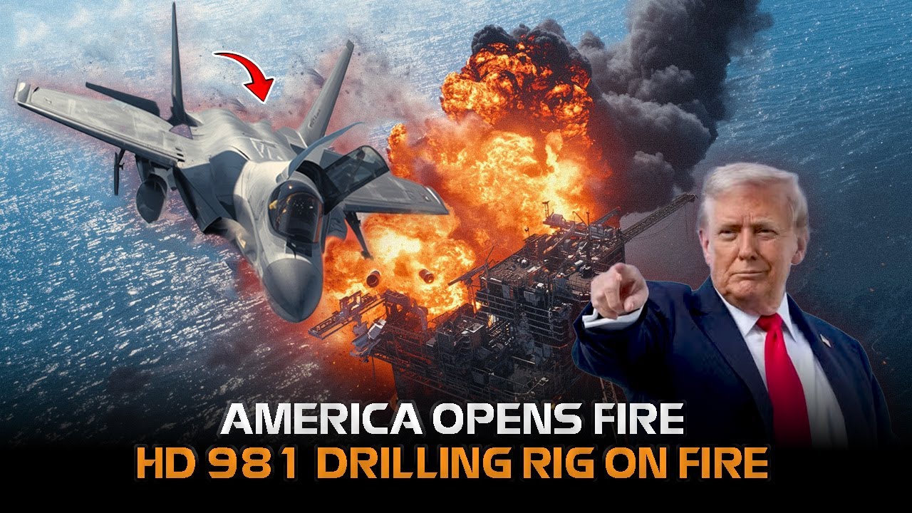 U.S. F-35C WIPES OUT China’s Illegal HD 981 Oil Rig in the Philippine Sea