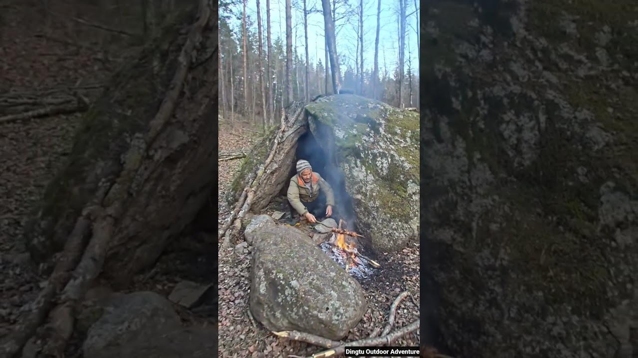 bushcraft survival campaign in the wilderness 