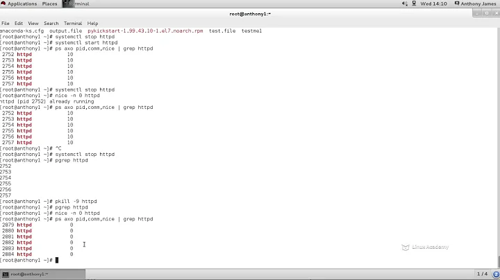 021  Identify CPU Memory Intensive Processes Adjust Process Priority with renice and kill Processes