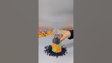 ASMR 🧡🌈🧡 Beads Satisfying Reverse Video. #shorts #viral #asmr #satisfying