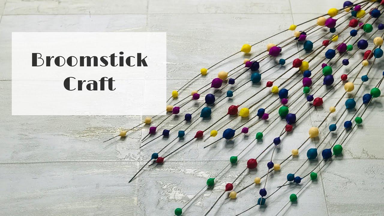 DIY | Broom Stick Craft | Reuse Broom Sticks | Room Decor Idea | Best Out Of Waste |||