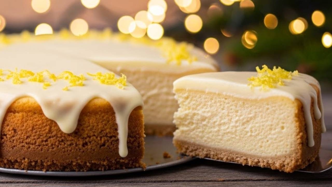 Dieser weiße Schokoladen-Käsekuchen ist so cremig, dass er auf der Zunge zergeht!