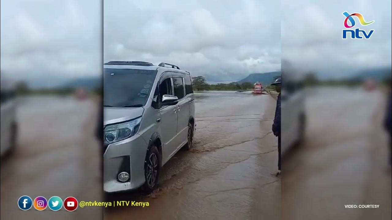 Transport on MombasaNairobi road hampered at Sultan Hamud, after River Sultan broke its banks