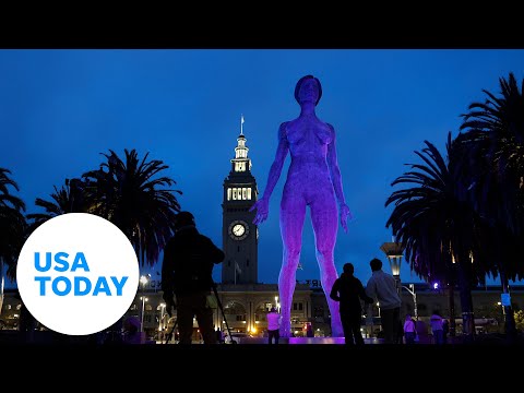 45 Foot Tall Statue Of Naked Woman In San Francisco Causing A Buzz USA TODAY