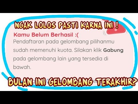 Gelombang Kartu Prakerja Tidak Ditemukan Penyebab Dan Solusinya Youtube