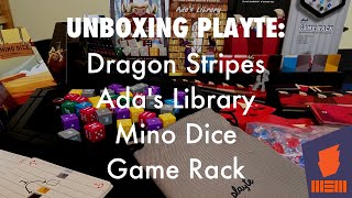 Unboxing Three Games from Playte: Dragon Stripes, Mino Dice, and Ada's Library screenshot 5