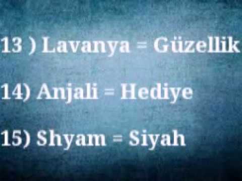 Video: Hint isimleri ve anlamları