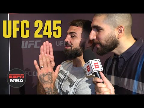 Mike Perry, Ariel Helwani compare noses, Perry wants Covington next | UFC 245 Media Day | ESPN MMA