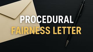 Responding to a Procedural Fairness Letter from IRCC