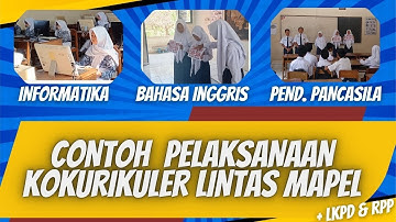 Contoh Pelaksanaan Kokurikuler Lintas Mata Pelajaran