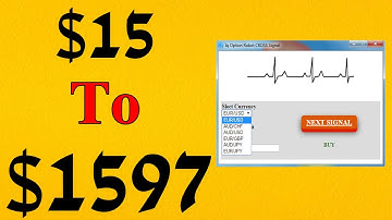 Using IQ Option Robot Cross Signal Earn $15 To $1597 | Trading Robots