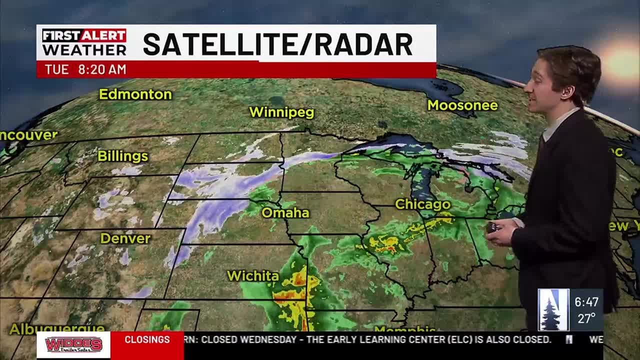 First Alert: Snow continues along the South Shore today - YouTube