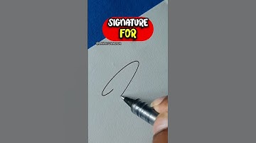 how to Signature For👌 #uday #mkartgwalior #signature #shorts #trending #myhandwriting #art #ytshorts