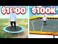Wallmart trampoline vs 100000 trampoline