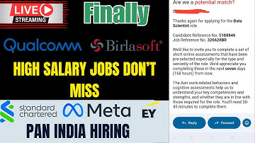 Birlasoft New Hiring Announced  Qualcomm, Meta, Siemens, EY Jobs  Register Now