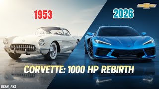 Chevrolet Corvette, Car Evolution (1953-2026) - A BEAN_PXB Documentary!
