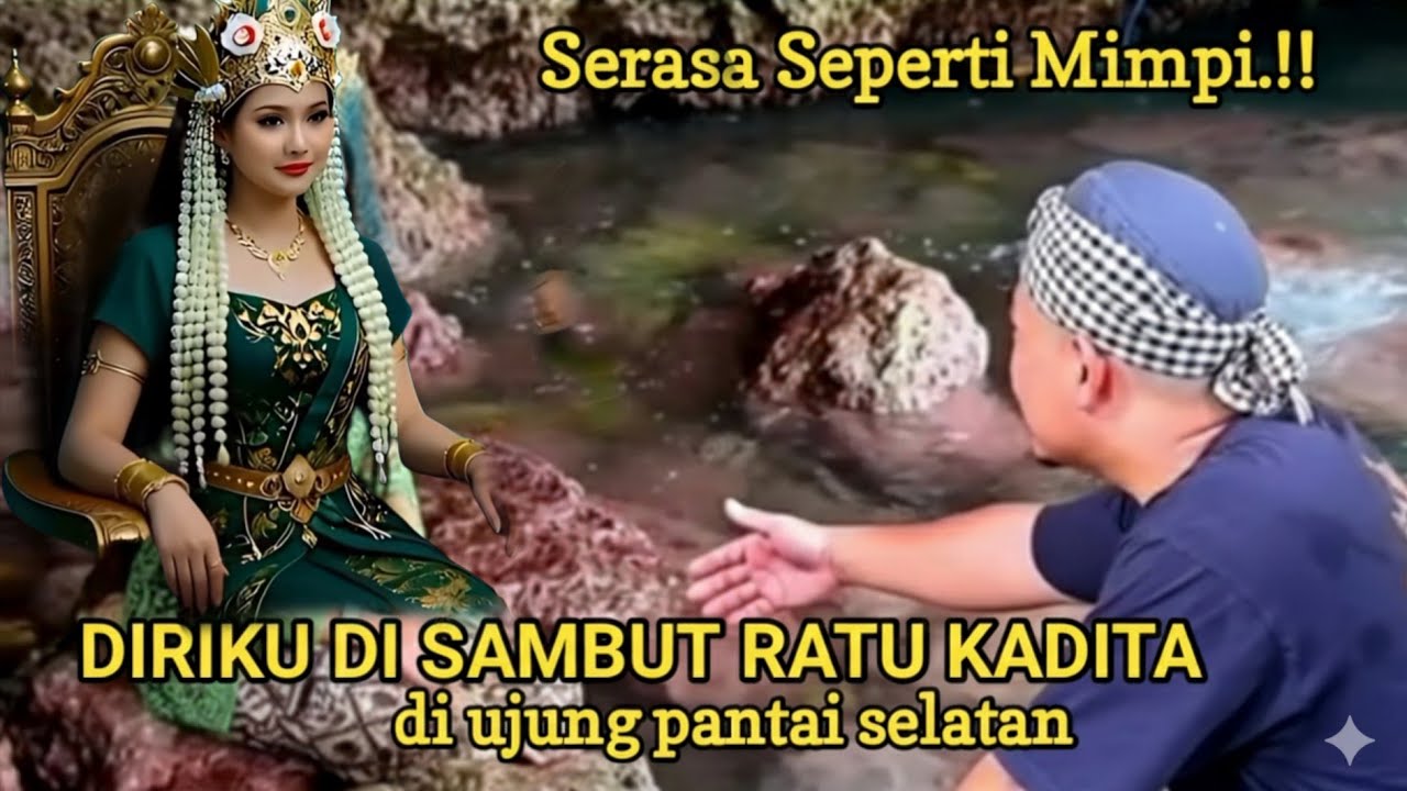 Seolah tak percaya, diriku bertemu Dewi Kadita di pantai selatan#nyairorokidul