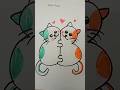 cute kittens drawing 😻 #shorts #shortvideo #youtubeshorts