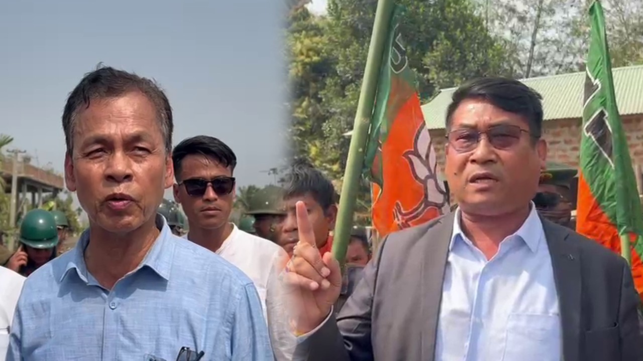 Мотопробег правящей партии BJP с участием лидера «Тигров»