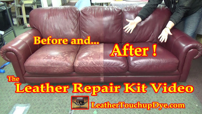 Leather Repair- how to fix worn leather! 