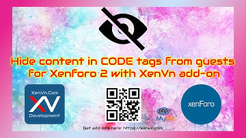 Hide content in CODE tags from guests for Xenforo 2 with XenVn add-on