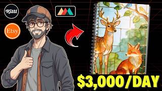 The $8M Etsy Stained Glass Notebook Trend (How to Start From Home in 2026)