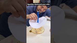 Stop putting fire sparkles on cake#cake #trending #funny #shorts