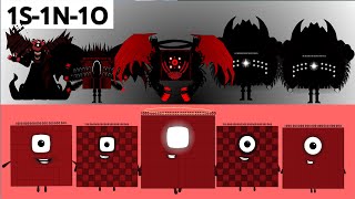 Looking For Uncannyblocks Band But Different nightmare (1S-1N-1O )VS Normal But Number (The End)