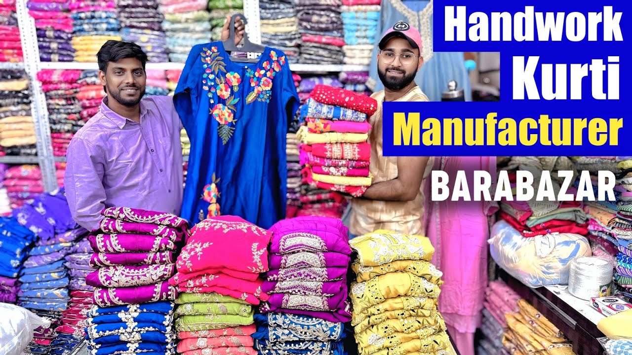 Kolkata Handwork Special Kurti , Suits & Co-ord Set / Kurti Manufacturer in Barabazar - FASHION WARE