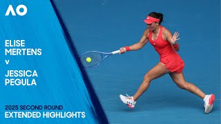 Elise Mertens v Jessica Pegula Extended Highlights | Australian Open 2025 Second Round