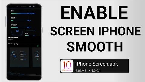 Enable Smooth Screen iPhone Performance | Max FPS Fix Lag - No Root